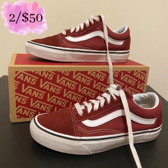 Vans Shoes - Maroon Old Skool Vans